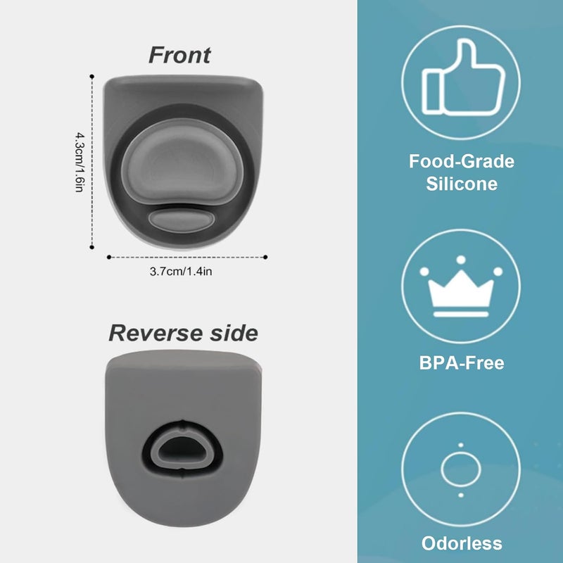 Bulbrite Rubber Seal Replacement Stopper,Silicone Cap Insert, Compatible with Owala Freesip Spout Lid-4 Pack Gasket Stopper Replacement Parts - Image 2